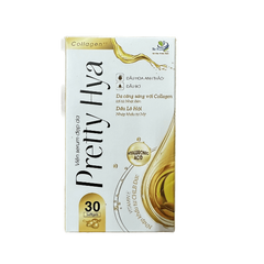 Viên Vitamin E Dưỡng Trắng Da Pretty Aloe - Tinh Dầu Jojoba & Lô Hội, Hỗ Trợ Giữ Ẩm, Ngăn Ngừa Lão Hóa - Hộp 30 Viên
